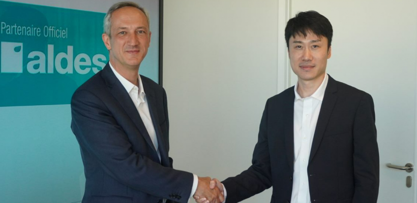 Stanislas LACROIX (Aldes Groupe) et Simon Tao Liu (Hisense France).