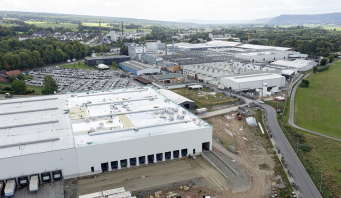 Le centre logistique de Stiebel Eltron, à Holzminden (Allemagne) aura 60 % de capacité de stockage supplémentaire d'ici novembre 2022. 